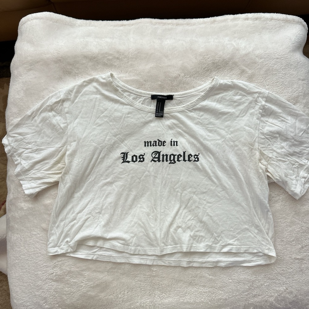White Graphic Tee